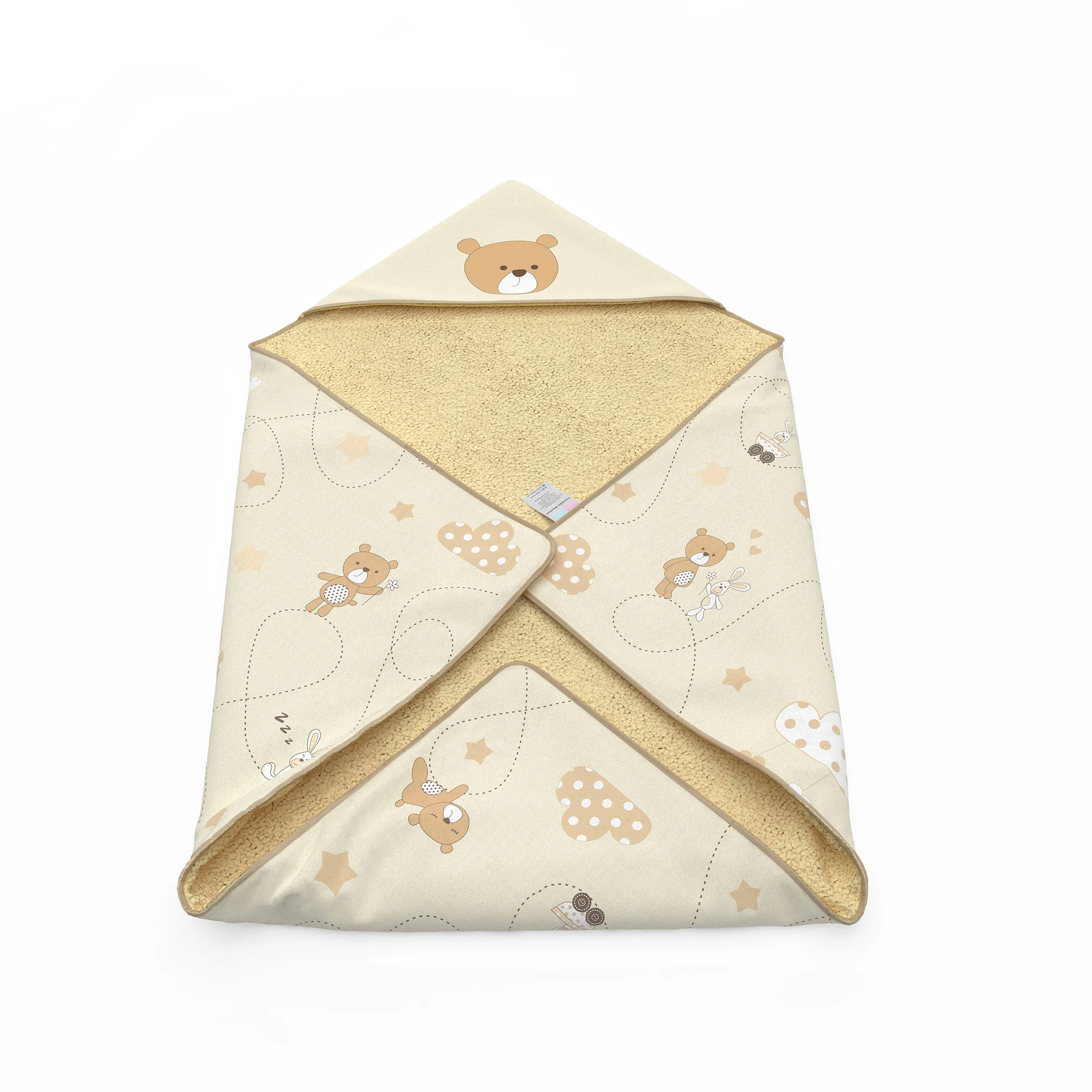 پتو دورپیچ کلاه دار Bear And Kite